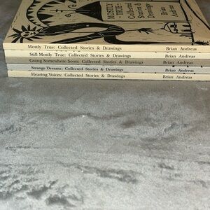 Lot Of 5 Brian Andreas Books- Mostly True, Still Mostly True, Going Somewhere,..